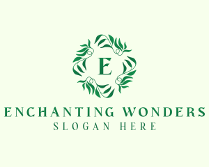 Nature Garden Leaves logo design