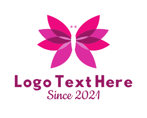 Butterfly Flower Beauty  logo