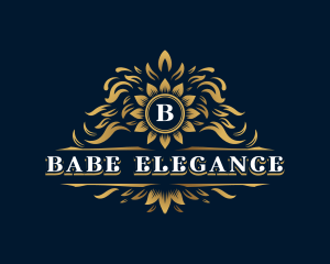 Elegant Floral Ornament logo design