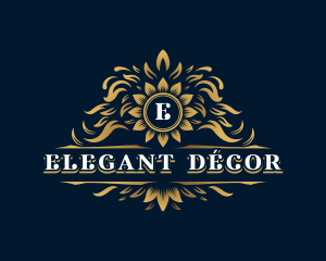 Elegant Floral Ornament logo design