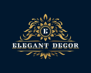 Elegant Floral Ornament logo design