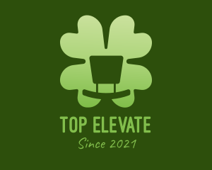 Cloverleaf Top Hat logo design