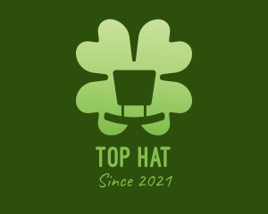 Cloverleaf Top Hat logo design