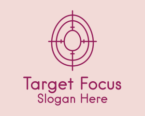 Egg Hunt Target  logo design