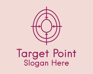 Egg Hunt Target  logo design