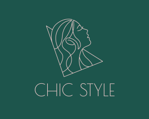 Skincare Lady Model  logo design