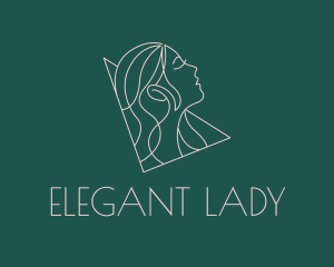 Skincare Lady Model  logo design