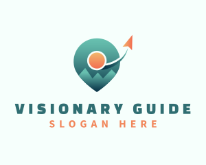 Travel Tour Guide Location Pin  logo