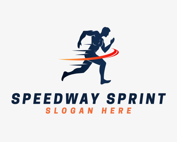 Sprinting logo example 1