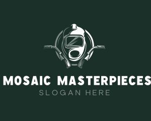 Repair Machinist Welder  logo design