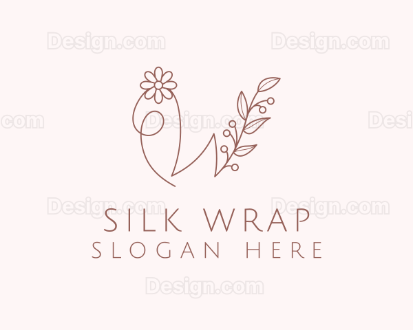 Florist Letter W Logo