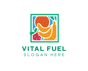 Natural Healthy Fruits  logo