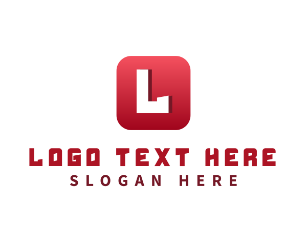 Text logo example 2