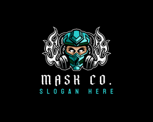 Mask Smoke Helmet logo