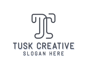 Creative Agency Letter T logo design