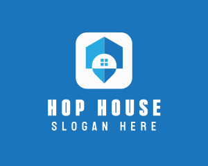 House Location Pin  logo design