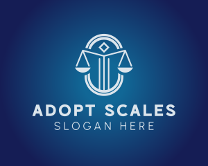 Justice Scale Law Firm  logo design