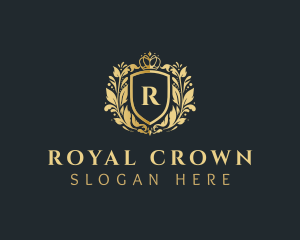 Royal Crown Shield logo design
