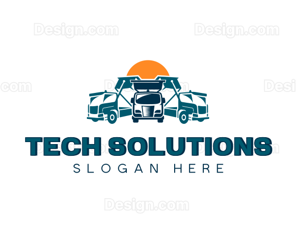 Vehicle Transportation Trucking Logo