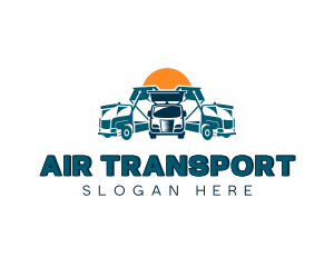 Vehicle Transportation Trucking logo design