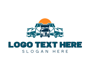 Transportation - Vehicle Transportation Trucking logo design