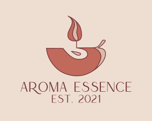 Spa  Aroma Candle  logo design