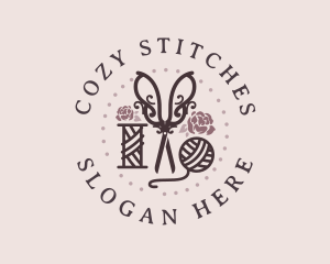 Sewing Tailoring Dressmaker logo design