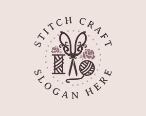 Sewing Tailoring Dressmaker logo design