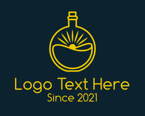 Cognac Bottle Drink  logo