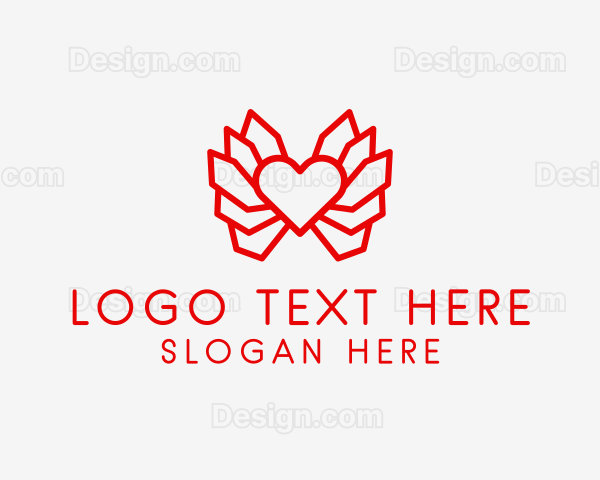 Red Winged Heart Logo