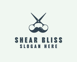 Barber Haircut Shears logo design