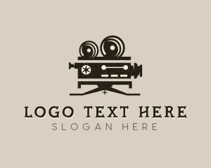 Movie Camera Film Logo