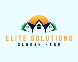 Realty Home Roof logo design