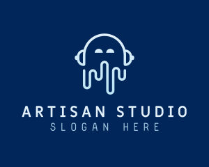 Audio Studio Headset logo design