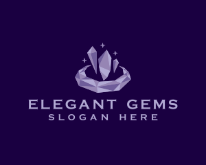 Crystal Gem Boutique logo design