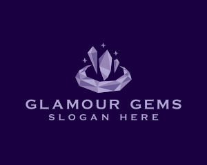 Crystal Gem Boutique logo design