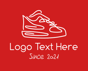 Minimalist Sneaker Doodle logo