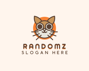 Cat Pet Cartoon logo
