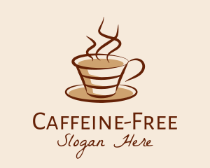 Steaming Hot Coffee  logo design