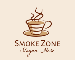 Steaming Hot Coffee  logo design