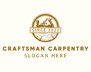 Carpentry Wood Plane logo design