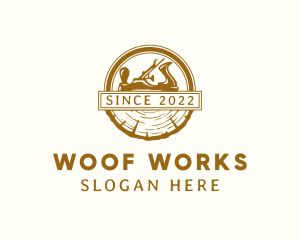 Carpentry Wood Plane logo design