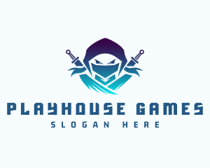 Gaming Ninja Warrior logo design