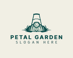 Grass Mowing Landscaping logo design