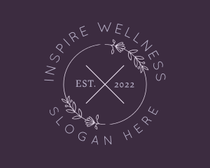 Feminine Wellness Flower  logo design