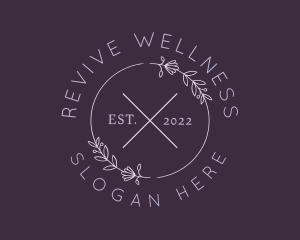 Feminine Wellness Flower  logo design