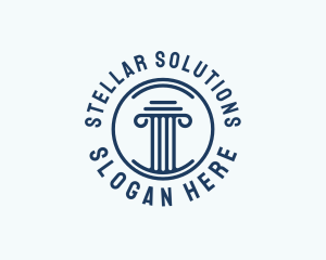 Pillar Insurance Firm  logo design