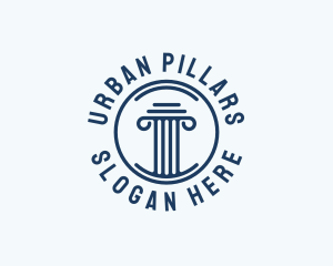 Pillar Insurance Firm  logo design