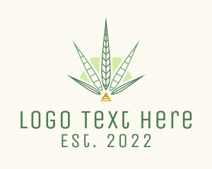 Medical Marijuana Leaf  logo