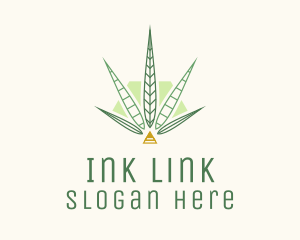 Medical Marijuana Leaf  Logo